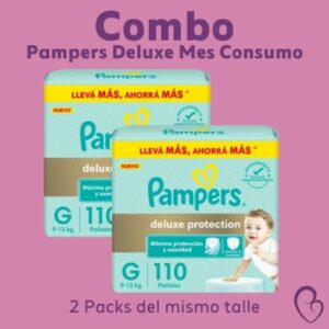 Combo Pampers Deluxe Mes Consumo